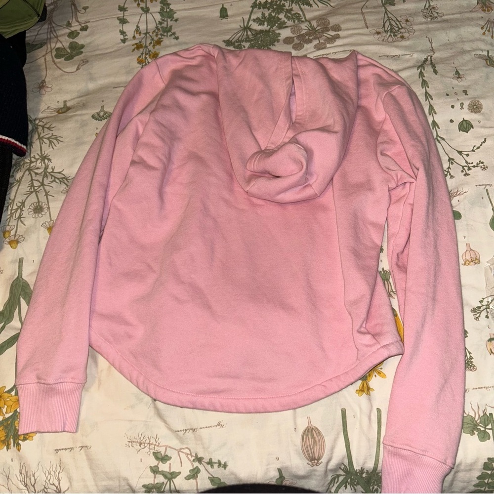 The North Face girls Pink Hoodie Sweater - Picture 3 of 3